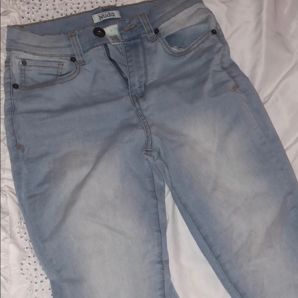 White washed jeans
